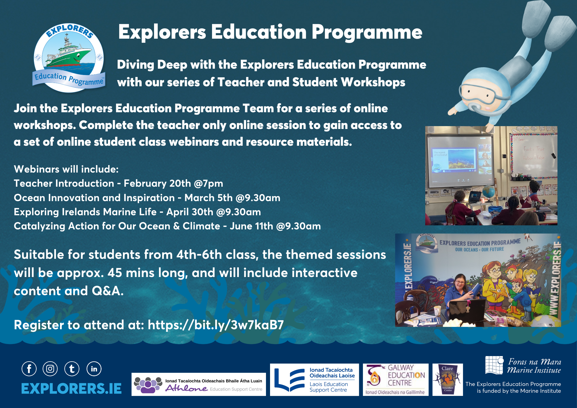 EXPLORERS Education Programme Workshop EXPLORERS Education Programme Workshop