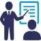 Education and outreach topic icon